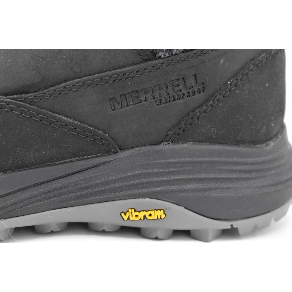 Merrell Womens Size 7 Thermo Siren 4 Insulated‎ WP Black Leather Chelsea Boots